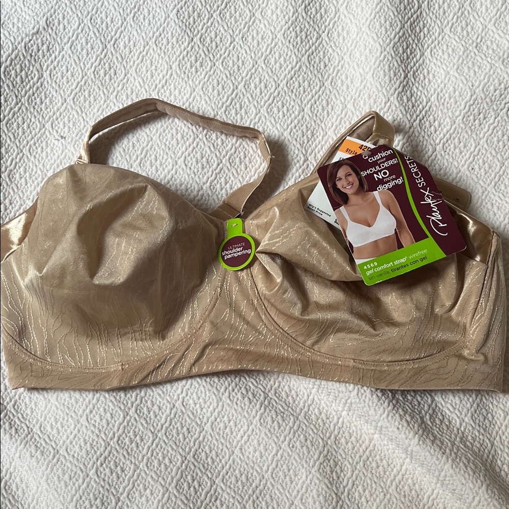 Playtex beige bra #4569 42DD NWT